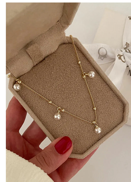 Pearl anklet