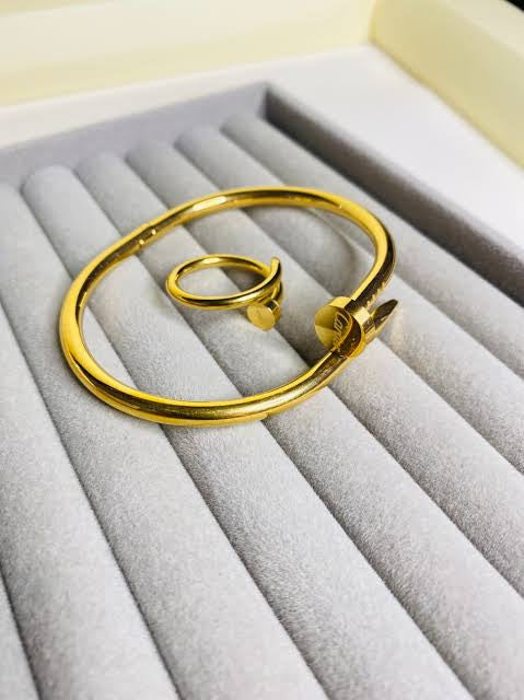 Nail Bangle + Nail Ring