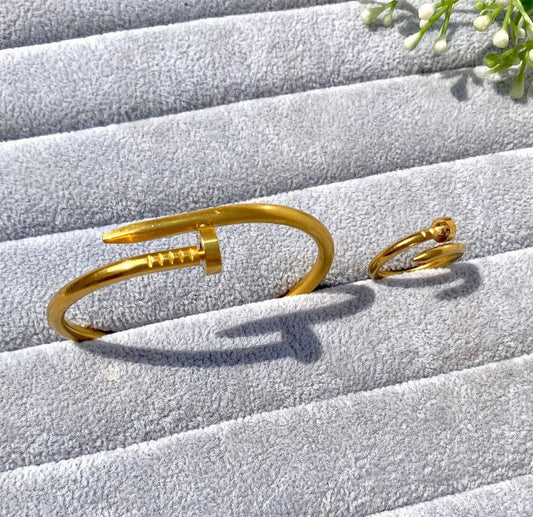 Nail Bangle + Nail Ring
