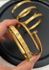 Cartier And Nail Bangle Combo